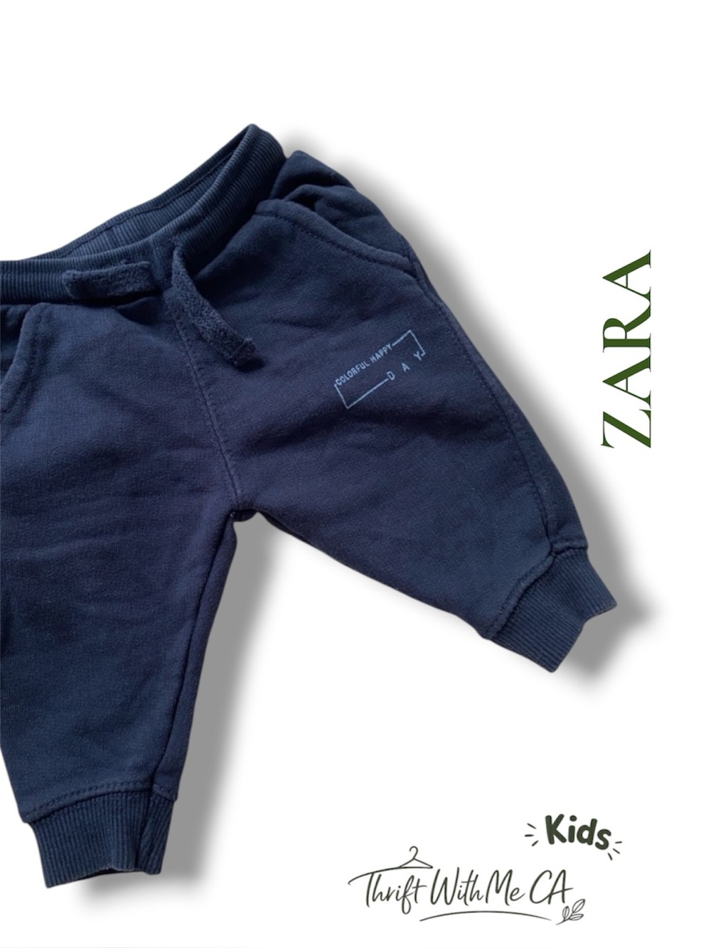 Zara Dark Blue Kids Joggers